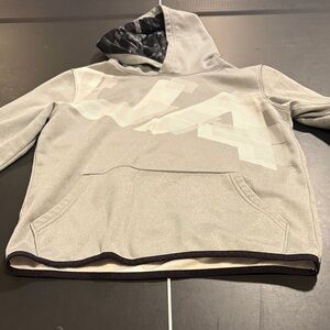 Under Armour Gray Men's Hoodie youth extra large
